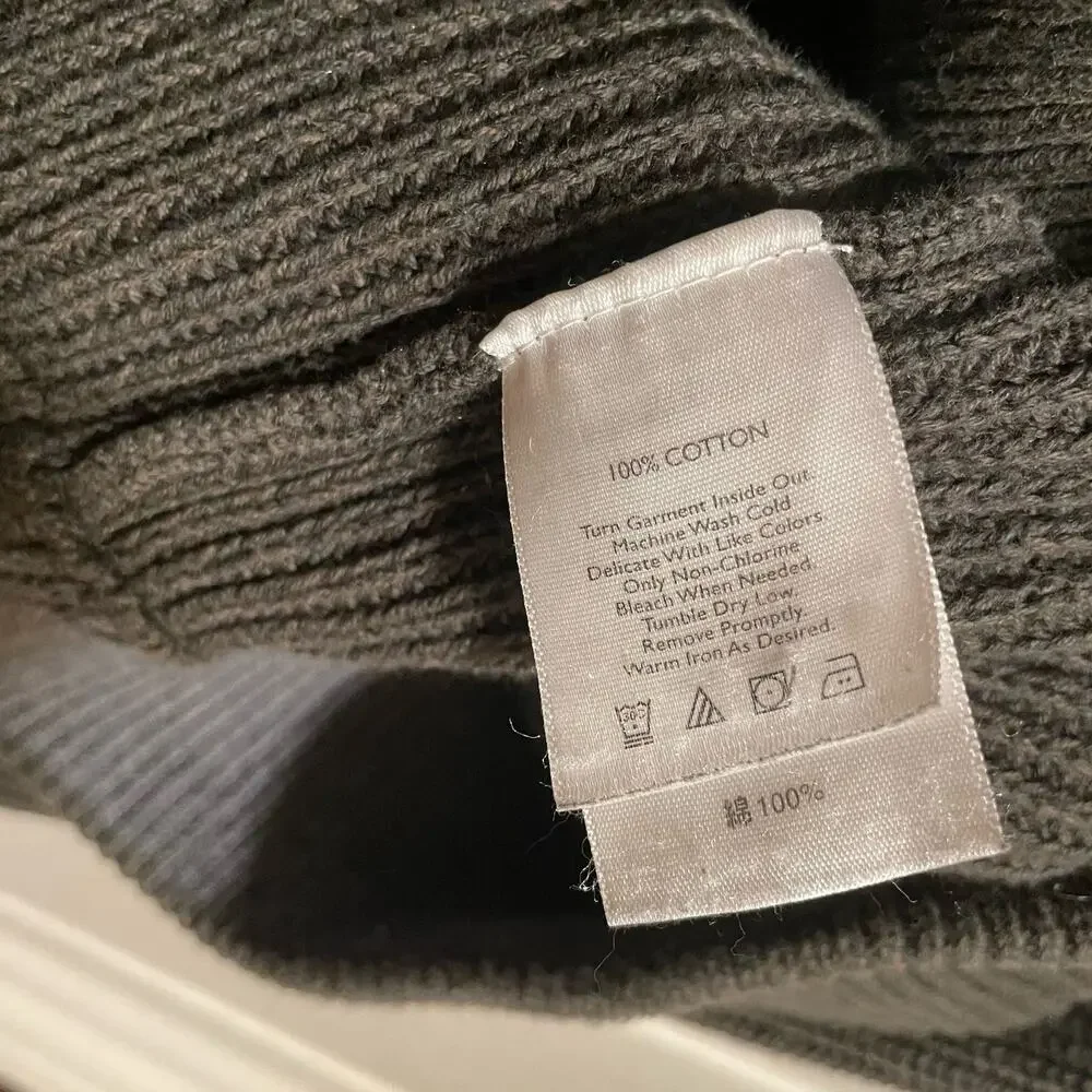 SALE!! Eddie Bauer ribbed cotton pullover sweater size large men's